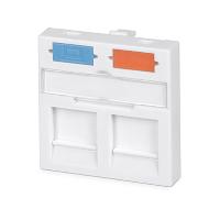 Вставка 45x45 (Mosaic) Cabeus FP-45-2M для 2 модулей формата Keystone Jack