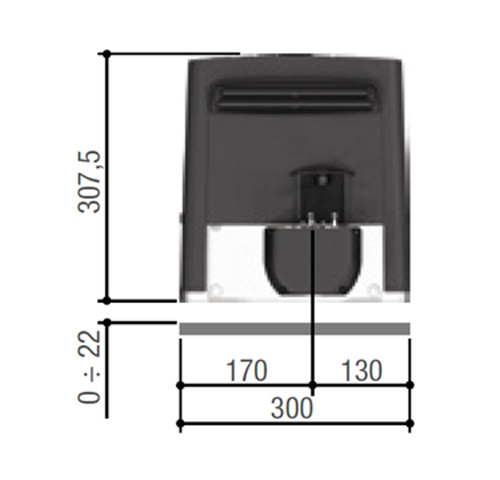 Комплект автоматики Came BX704AGS KIT Combo Classico для откатных ворот (BX704 KIT)