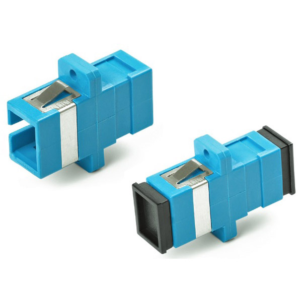 Оптический проходной адаптер Hyperline FA-P11Z-SC/SC-N/BK-BL, SC-SC, SM, simplex