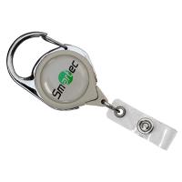 Ретрактор Smartec ST-AC203RT-GR с карабином и ремешком для крепления