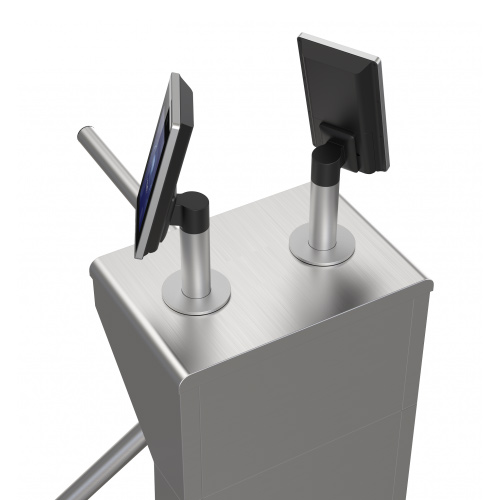 Турникет-трипод HikVision DS-K3G200X-R/M-Dm55 с планками, контроллером DS-K2802 и считывателями Mifare 1K