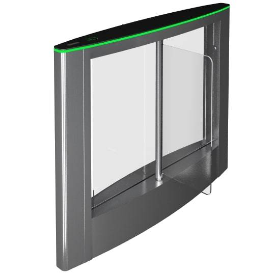 Крайний элемент турникета Oxgard Praktika QL-04-SMК-660 с картоприемником (шир.прохода 660 мм)