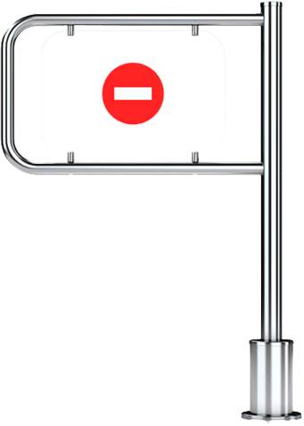 Механическая односторонняя калитка с пружинным возвратом Oxgard К-11 (левая), L=1000 мм