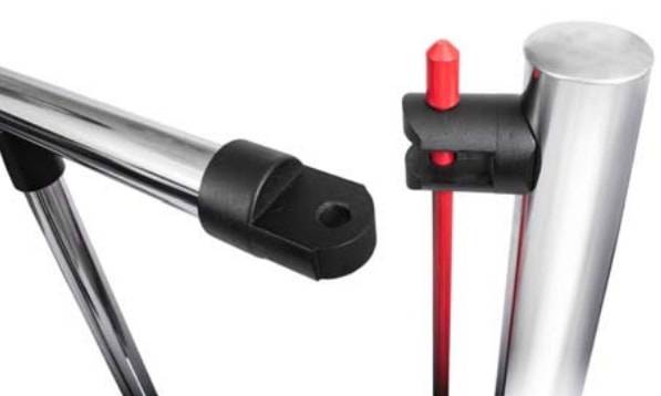 Ограждение хромированное «Антипаника» (ширина 1 м)