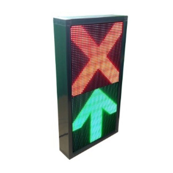 Светодиодный двухсекционный светофор Инфопаркинг ИС-Р4/4Q8/220/2/MATRIX (Р2/220/2/MATRIX), 320 мм