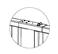 Накладка верхняя PERCo RF01 0-06 для стыковки дополнительной секции ограждения MB-15D