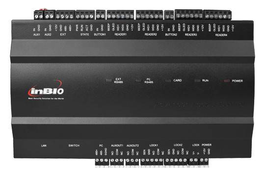 Контроллер биометрический сетевой ZKTeco InBio260 Package B в металлическом монтажном боксе