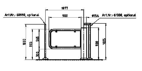 Моторизованная калитка Gotschlich Ikarus Baden