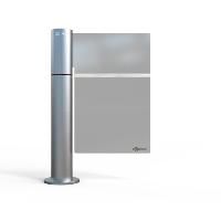 Калитка моторизованная Oxgard К-14-Н со стеклом 1200 мм, нержавеющая сталь