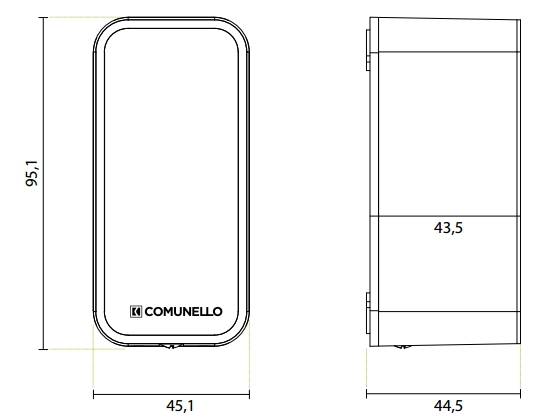 Фотоэлементы проводные, компактные Comunello DTS