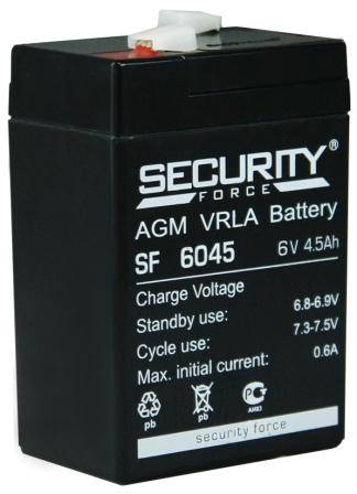 Аккумулятор SF 6045 (6В 4.5 А∙ч)