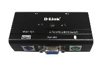 2-портовый KVM-переключатель D-link KVM-121 с портами VGA и PS/2