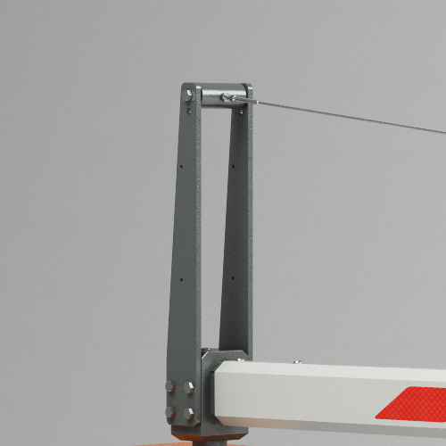 Поддерживающий трос с кронштейном Magnetic MBABS04 для складывающих горизонтально-поворотных складных стрел 4500-5500 мм