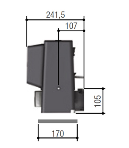 Комплект автоматики Came BX608AGS Combo для откатных ворот (BX608 KIT)