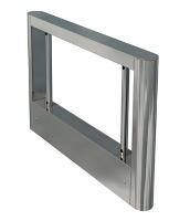 Боковая стойка турникета с распашными створками ОМА-86.686 (V8) из нержавеющей стали