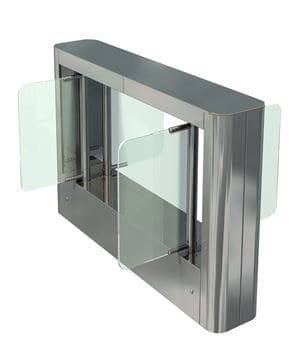 Центральная стойка турникета с распашными створками ОМА-86.687 (AW) из нержавеющей стали и стекла Центральная стойка турникета с распашными створками ОМА-86.687 (AW) из нержавеющей стали и стекла