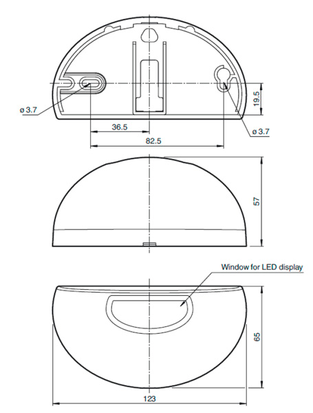 Радар dormakaba Prosecure Opti Motion Stereo, черный