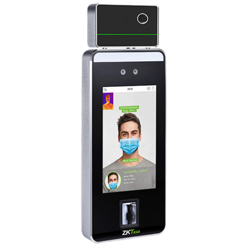 Биометрический считыватель ZKTeco SpeedFace-V5L-RFID [TI] MF с функцией измерения температуры тела