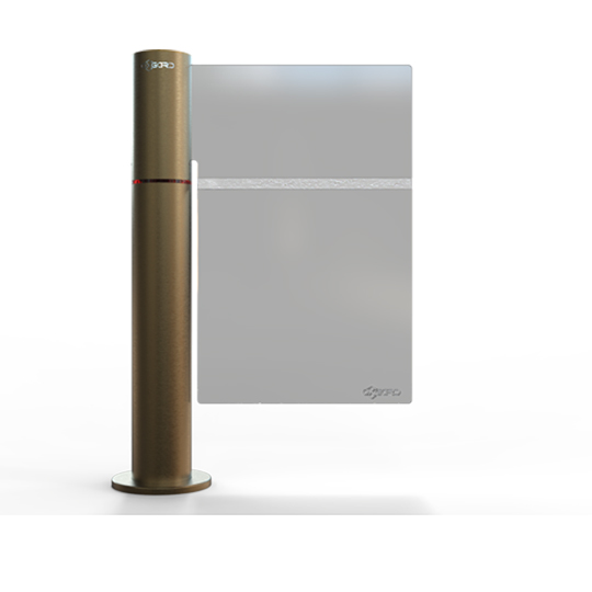 Калитка моторизованная Oxgard К-14 со стеклом 900 мм, крашенная