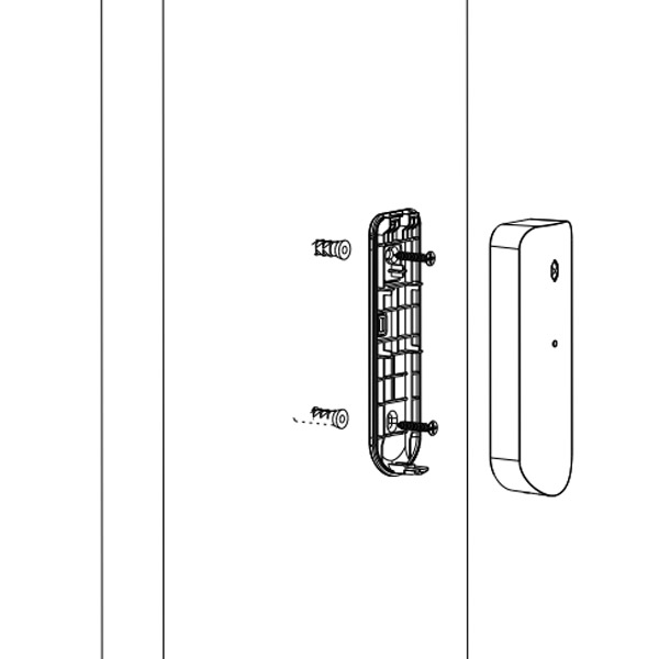 Беспроводной извещатель разбития стекла Dahua DHI-ARD512-W2(868) с микрофоном