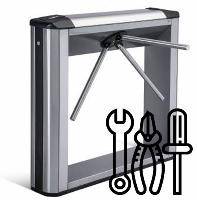 Электронная проходная на базе турникета PERCo-TBC01.1A и контроллера PERCo CT/L14