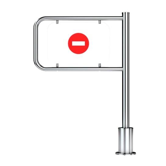 Механическая уличная односторонняя калитка с пружинным возвратом Oxgard К-11A (левая), L=600 мм