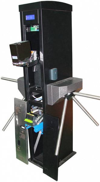 Терминал автоматизированного платного прохода PayPoint I с фискальным регистратором и термопринтером