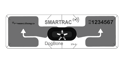 Пассивная метка Nedap UHF Exterior Tag (наклейка на фару) Пассивная метка Nedap UHF Exterior Tag (наклейка на фару)