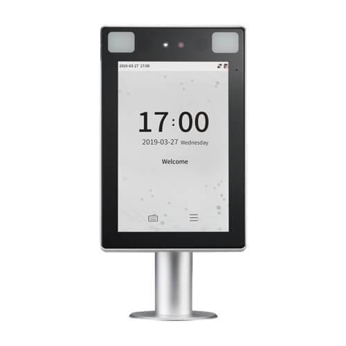 Антивандальный уличный терминал распознавания лиц ZKTeco ProFaceX [CH] (EM) с кронштейном крепления на турникет