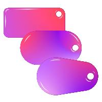 Бесконтактный RFID-брелок SMARTTAG NXP Mifare Plus SE 1k