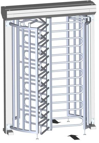Полноростовой турникет Gotschlich Ecco 120 BE Stainless