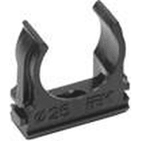 Держатель IEK 20 мм с защёлкой, черный (CTA10D-CF20-K02-100)