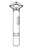 Закладная деталь фундамента ЗДФ/ФМ-0,133(3,0/3,5)-1,5 (250х150-200)
