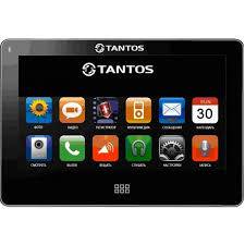 Монитор видеодомофона c кнопочным управлением TANTOS Slim (черный)