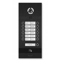 Вызывная панель на 12 абонентов Bas-IP BI-12FB Black с идентификацией по смартфону и распознаванием лиц