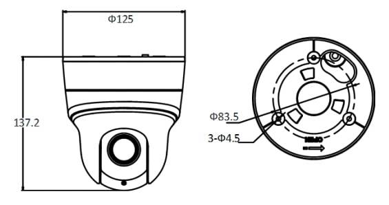 Скоростная PTZ IP-видеокамера HikVision DS-2DE2204IW-DE3 2 Мп