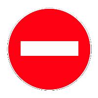 Дорожный знак 3.1