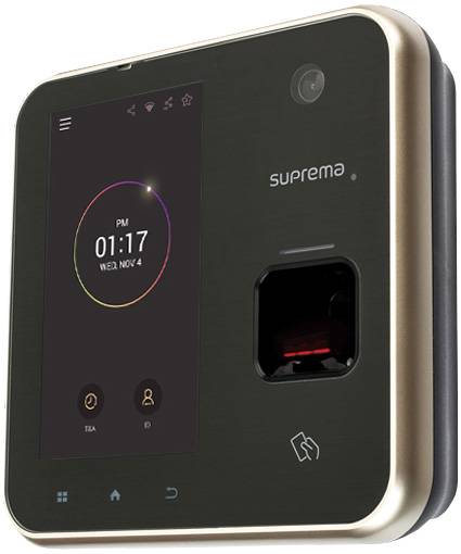 Биометрический терминал учета рабочего времени Suprema BioStation A2-OMPW