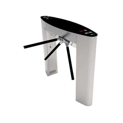 Турникет-трипод тумбовый ZKTeco TS5022A с биометрическими считывателями (с планками)