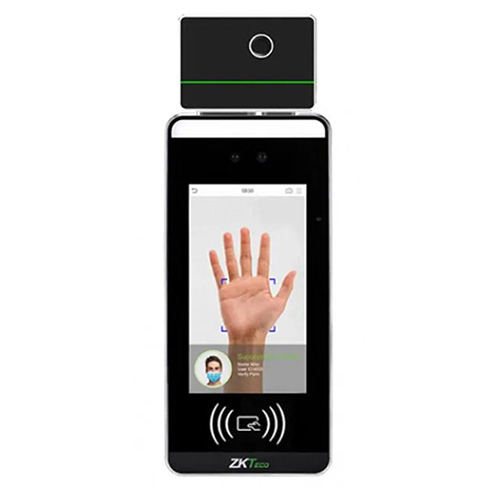 Биометрический считыватель ZKTeco SpeedFace-V5L-RFID [TI] MF с функцией измерения температуры тела