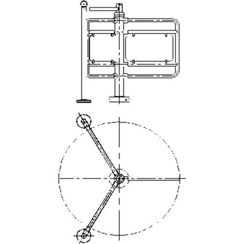 Ограждение "Ростов-Дон ОV-Р" (для полуростовых турникетов)