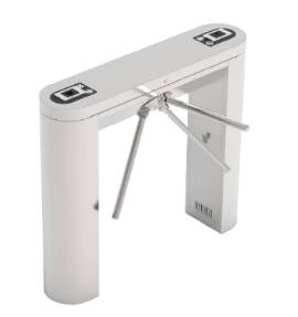 Турникет-трипод тумбовый ZKTeco TS01 FP с биометрическими считывателями (с планками) Турникет-трипод тумбовый ZKTeco TS01 FP с биометрическими считывателями (с планками)