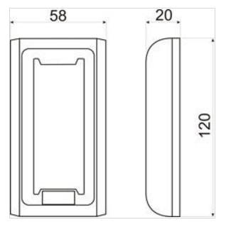 Считыватель Matrix-IV (мод. EHT) металл, антиклон