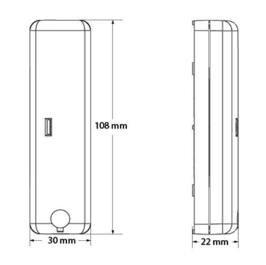 Проводной вибрационный извещатель HikVision DS-PDSK-P