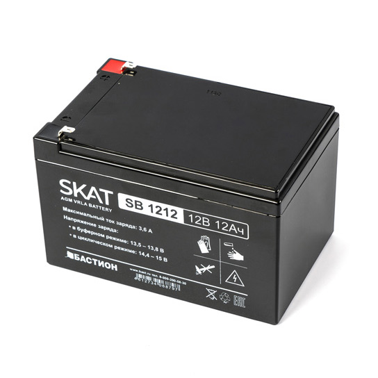 Аккумулятор герметичный свинцово-кислотный SKAT SB 1212