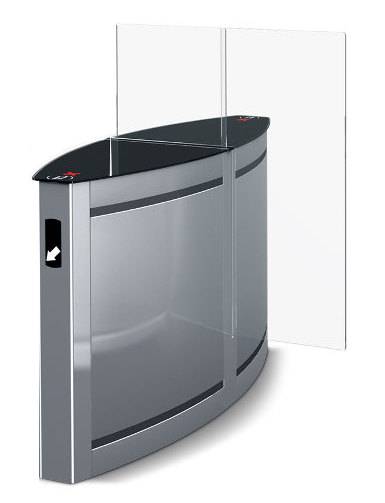 Центральный модуль раздвижного турникета PERCo STD-02.900 "Скоростной проход" со створками 900 мм