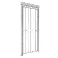 Калитка полноростовая механическая Came Ozak PSGC-FHPGX, створка из нержавеющей стали