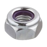 Гайка М10 DIN985 самоконтрящаяся оцинкованная