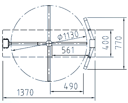 Полноростовой турникет dormakaba Kentaur FTS-L04
