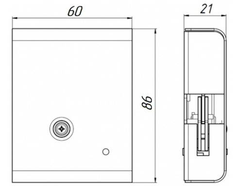 Электромеханический замок НЗ Promix-SM308.10.1 (Шериф-8 НЗ-Б)